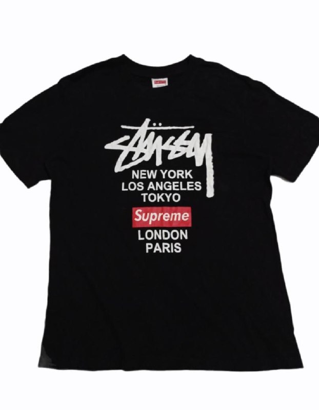 Camiseta Stussy X Supreme